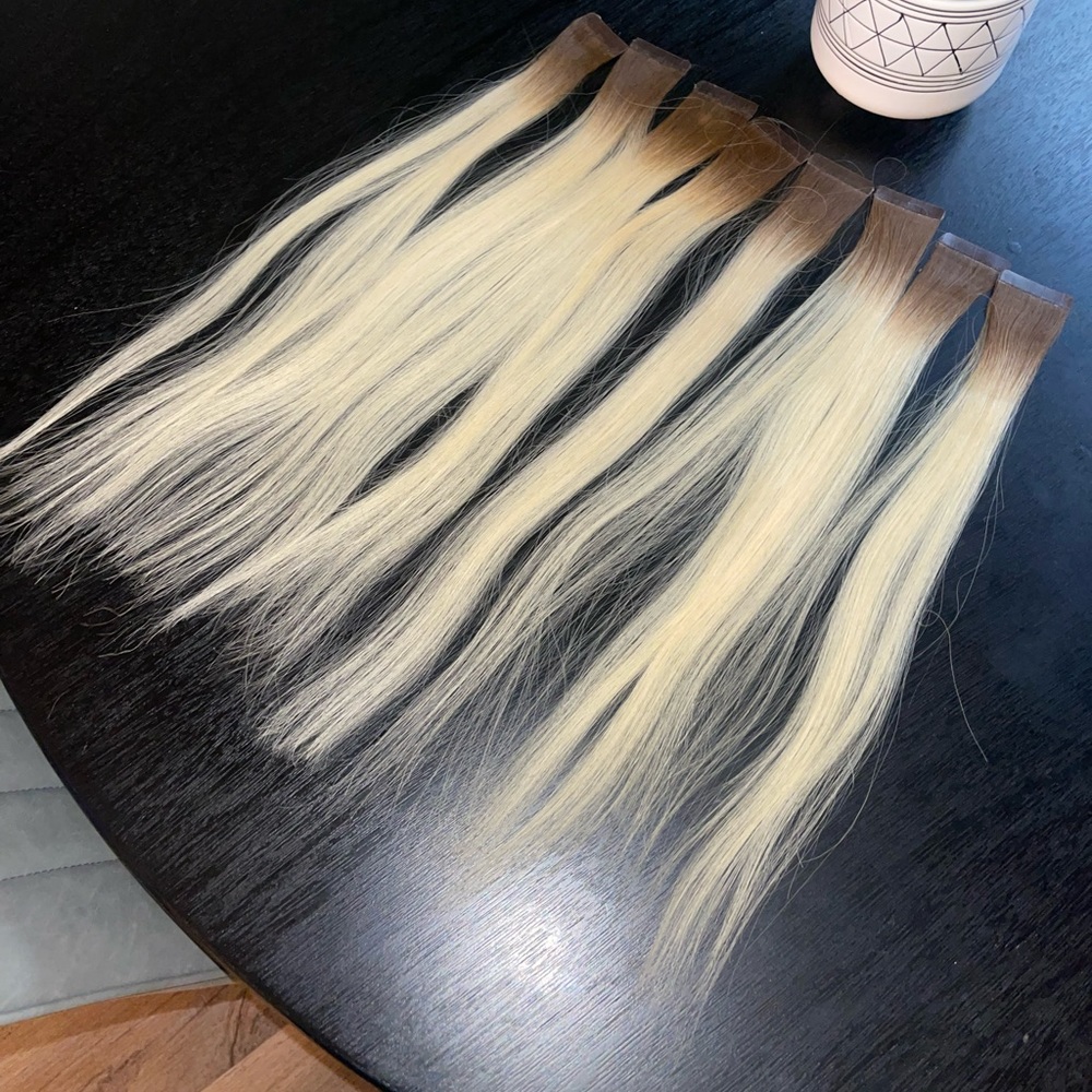 18” JZ Style Tape In Extensions - Picture 3 of 9
